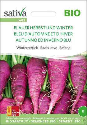 Samen Speiserbcheen, Stoppelrbe Blanc Globe  Collet Violet (Zrcher) |  Garten des Lebens  Samenfestes Saatgut